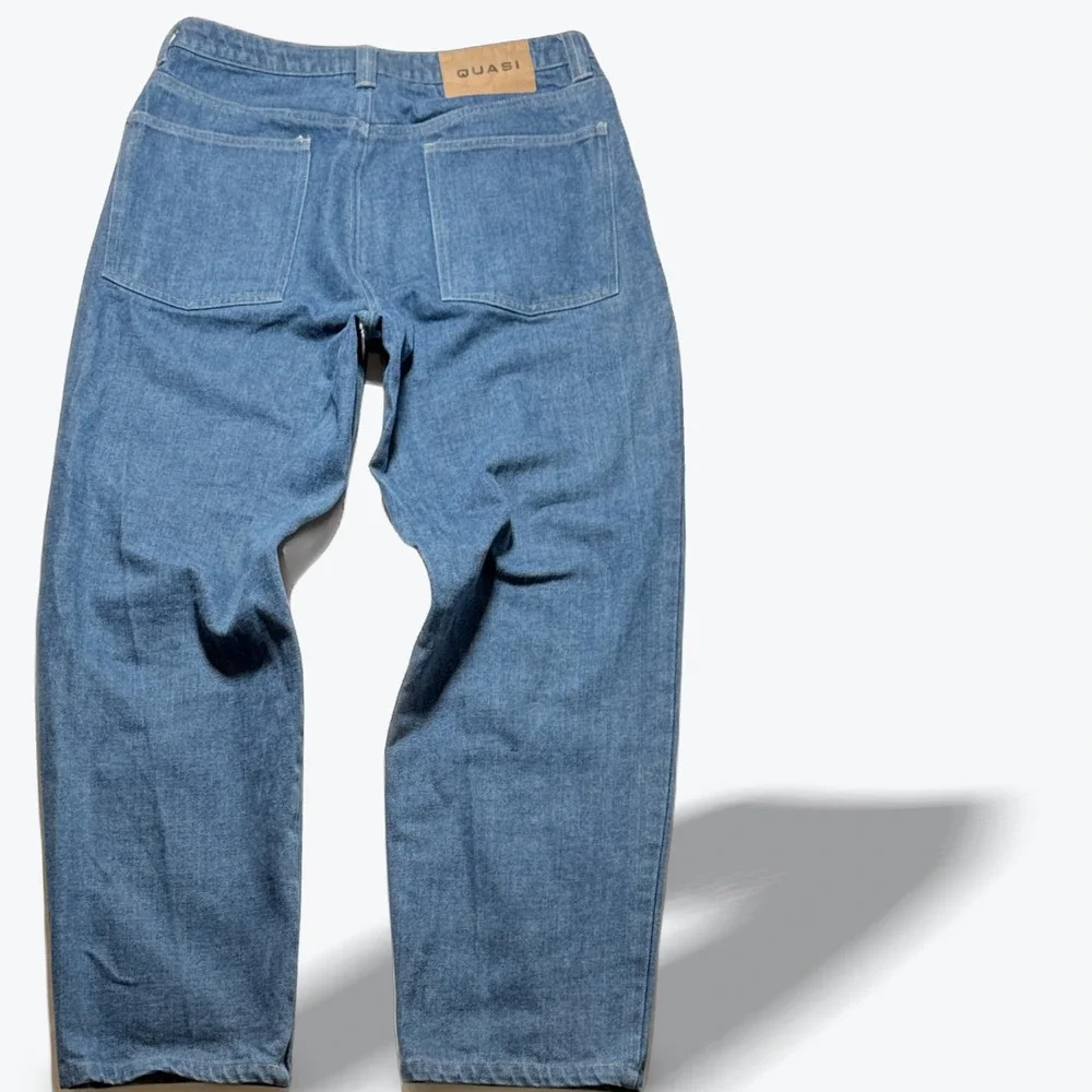 Quasi 102 Jeans Baggy Denim Mens 32 Blue Medium Wash Skateboarder Streetwear